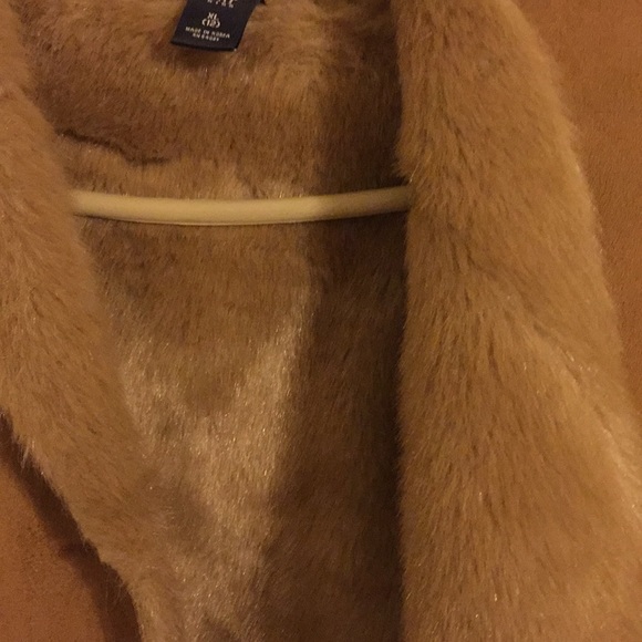 Brown fur coat/kids size 12(XL) - Picture 6 of 7